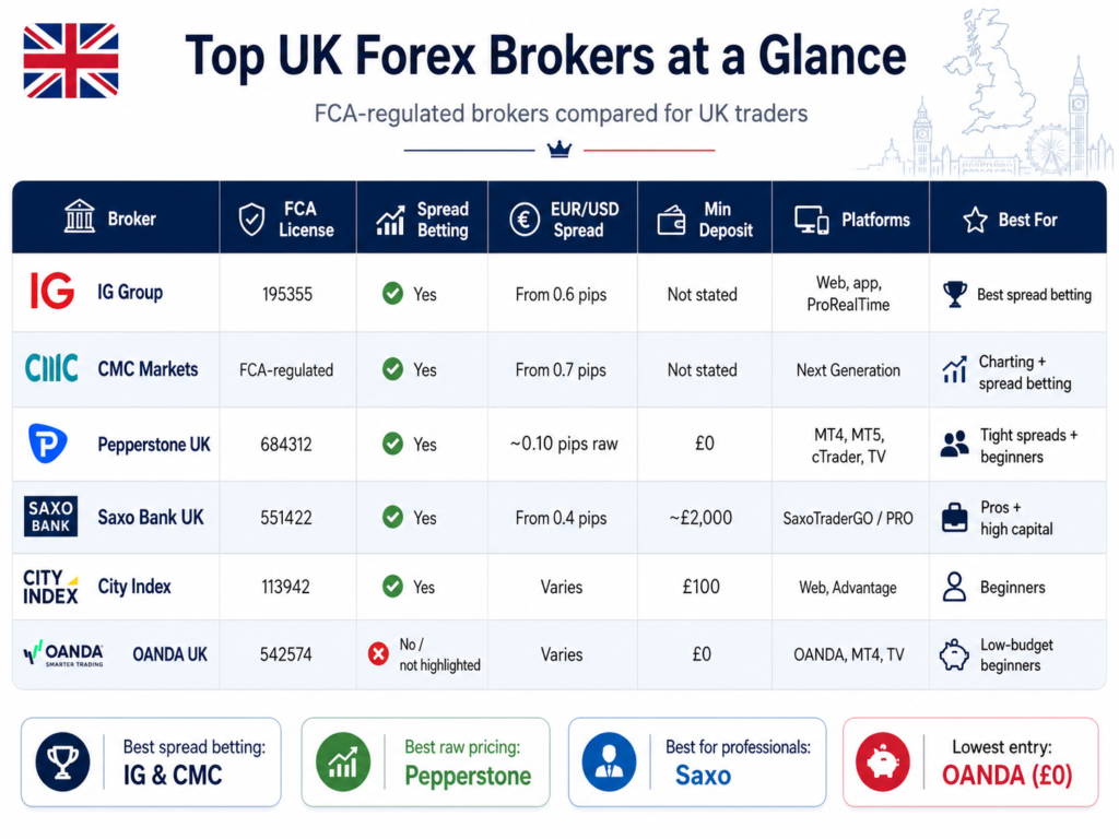 good forex brokers uk comparison